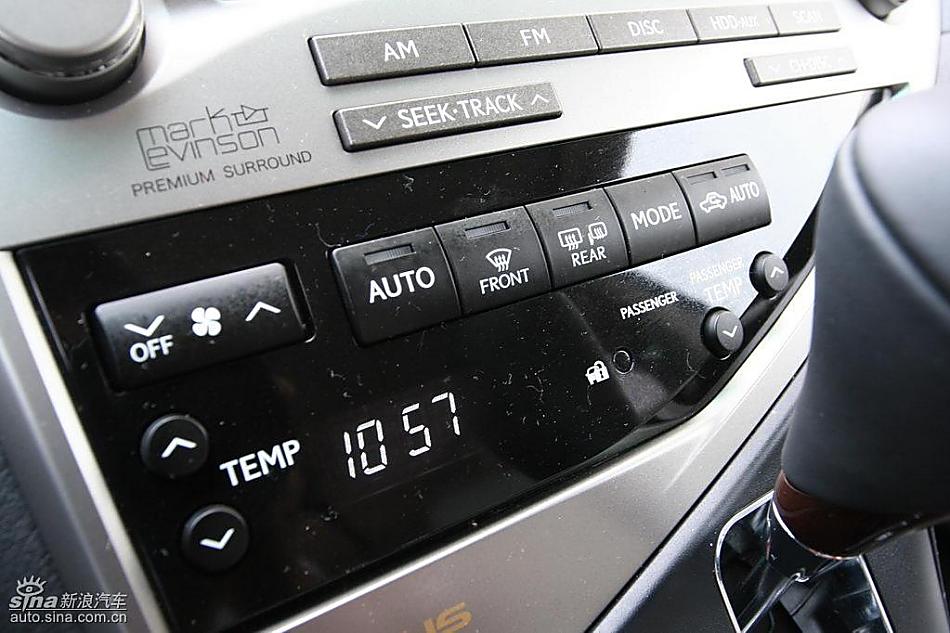 雷克萨斯RX450h、RX350内饰及细节