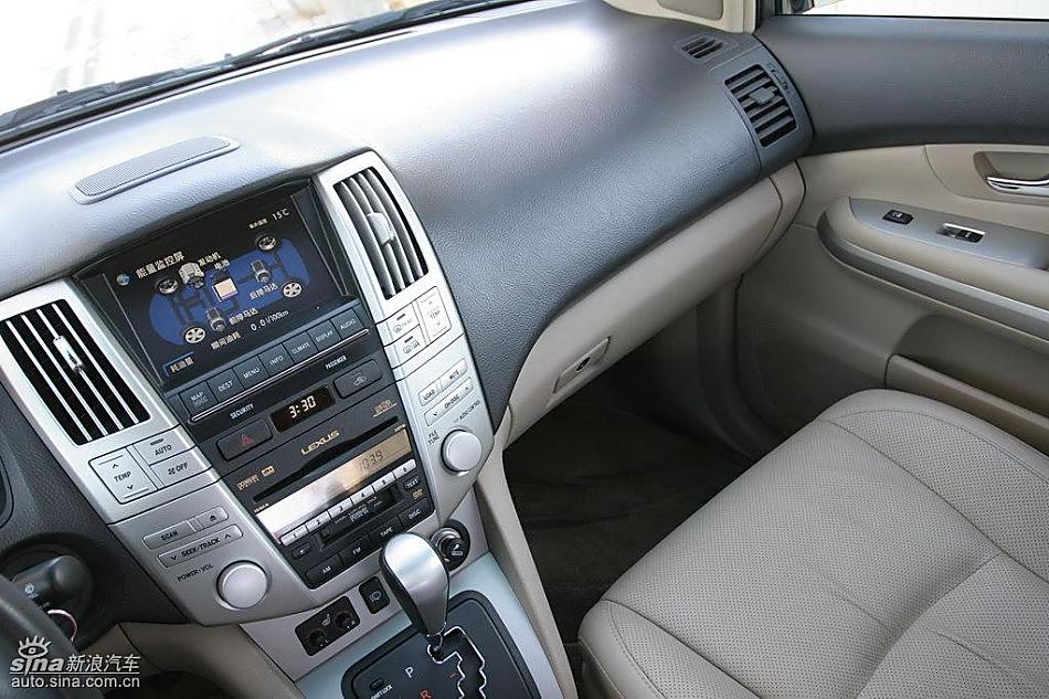 雷克萨斯RX400h内饰及细节