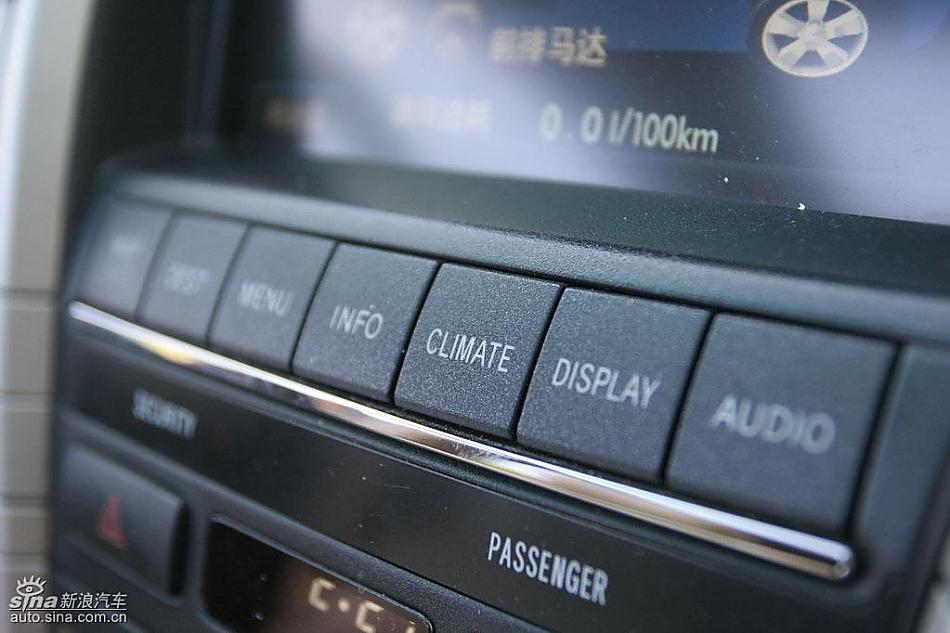 雷克萨斯RX400h内饰及细节