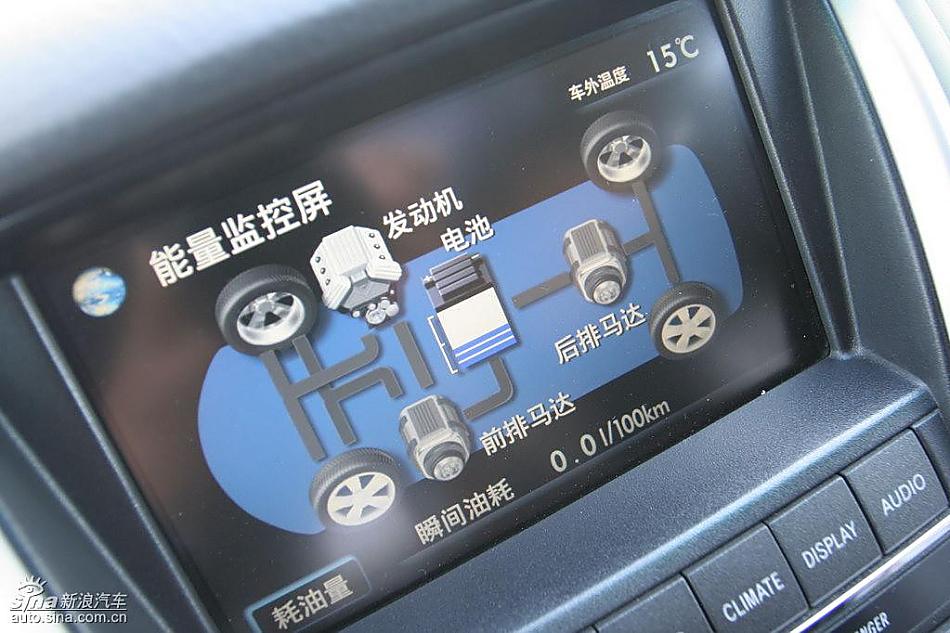 雷克萨斯RX400h内饰及细节