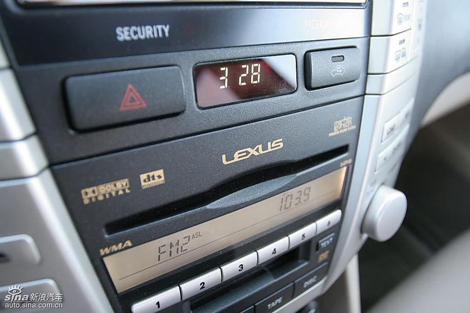 雷克萨斯RX400h内饰及细节