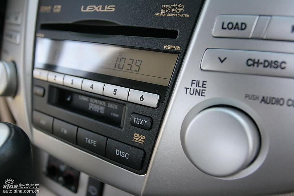 雷克萨斯RX400h内饰及细节