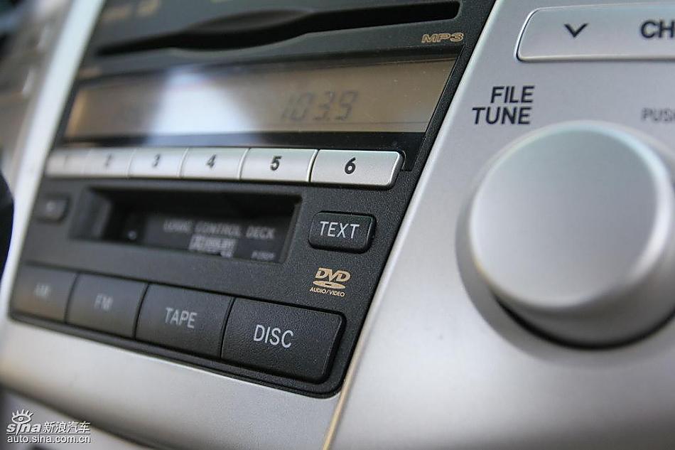 雷克萨斯RX400h内饰及细节