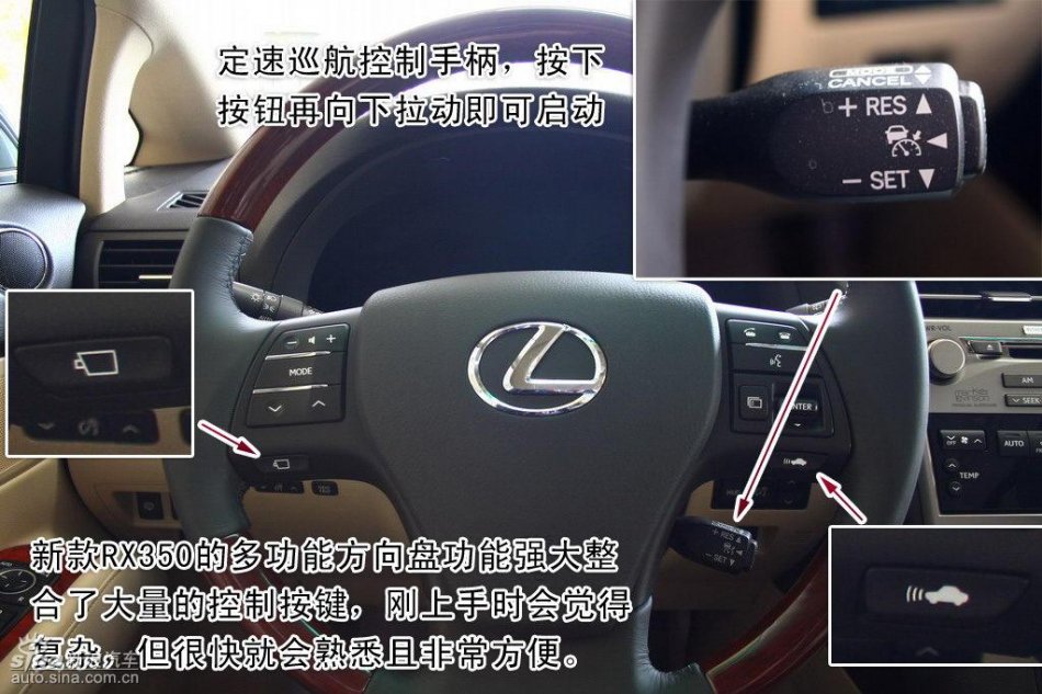 全新雷克萨斯RX350详细图解及新老对比