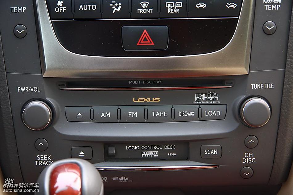 雷克萨斯GS460试驾实拍图内饰