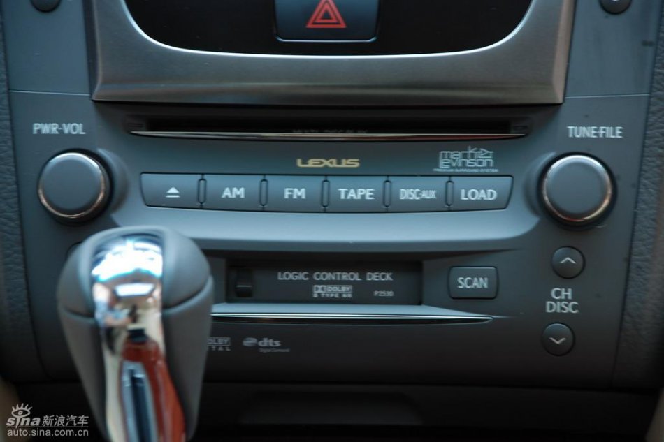 雷克萨斯GS450h内饰实拍图