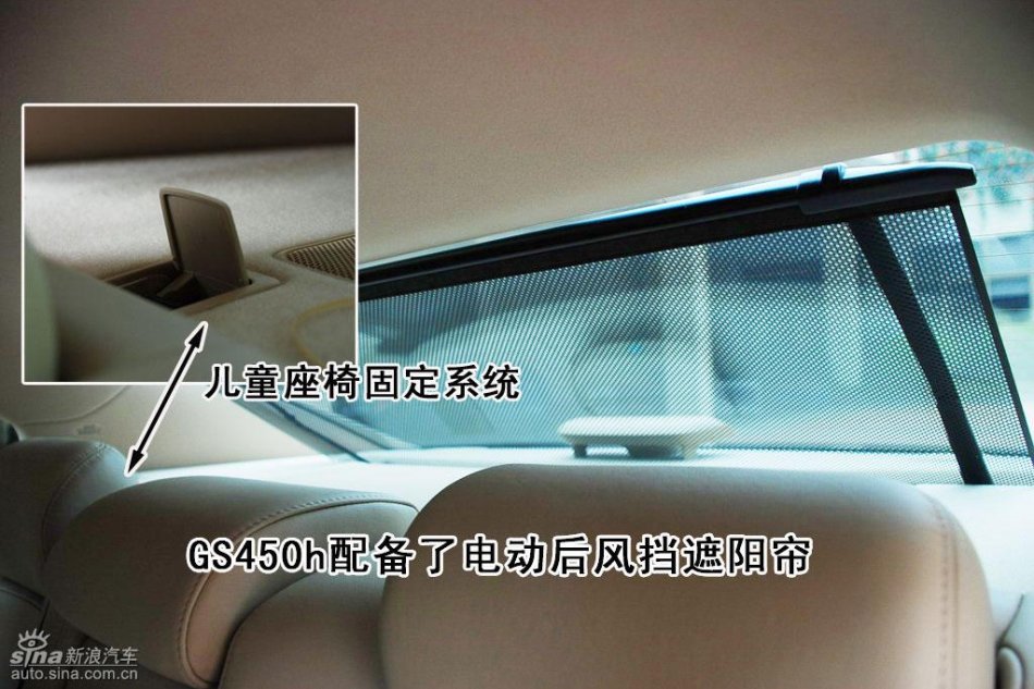 雷克萨斯GS450h内饰详解