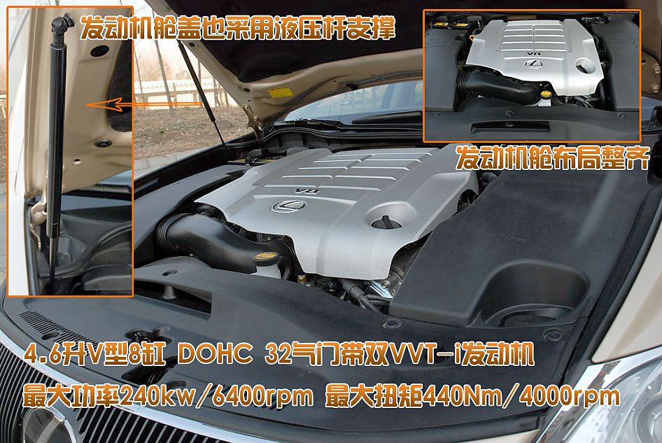 雷克萨斯GS460图解