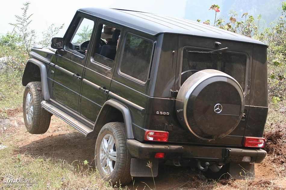 奔驰G500越开越野