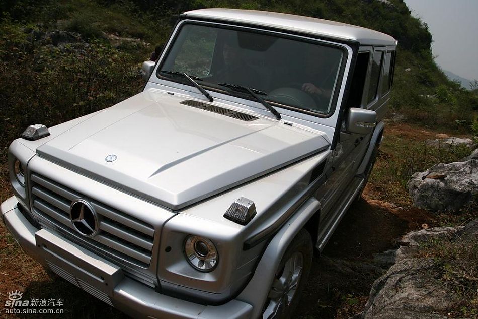 奔驰G500越开越野