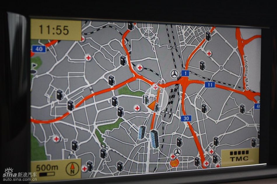奔驰新E级试驾实拍图内饰