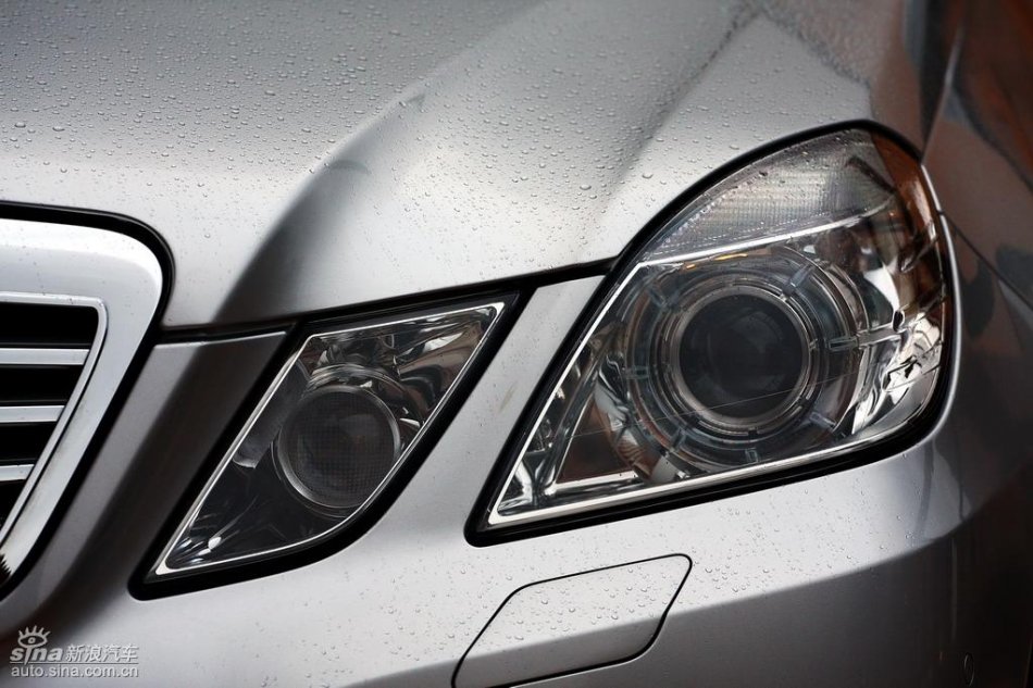 奔驰新E级试驾实拍图外观