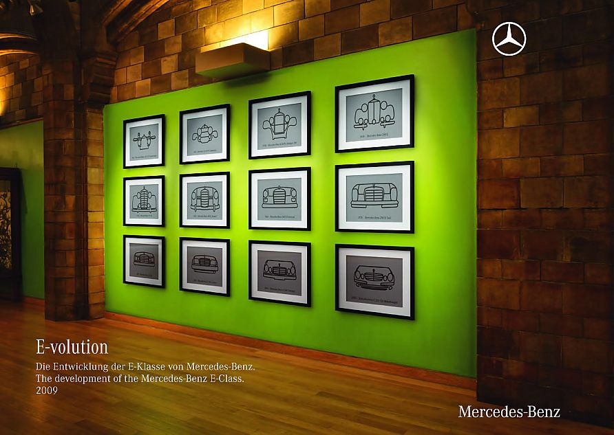 奔驰E级车精彩壁纸欣赏