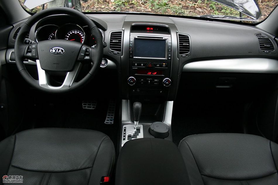 柴油版索兰托试车-内饰