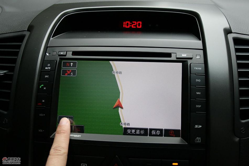 柴油版索兰托试车-内饰