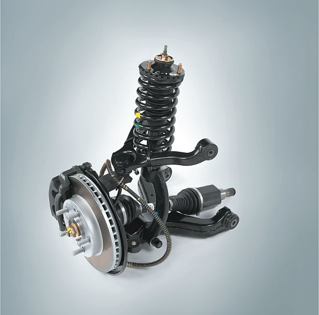 前轮双叉臂悬架系统