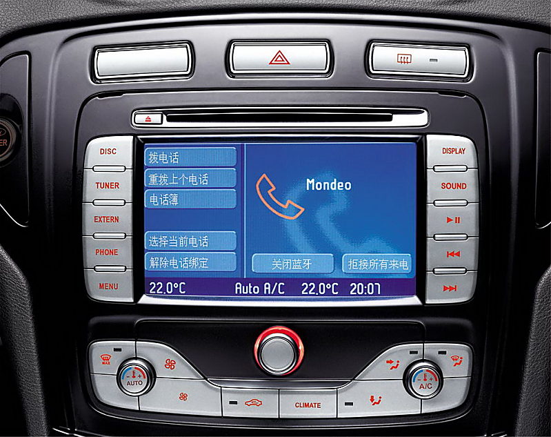 图为蒙迪欧-致胜内饰及细节