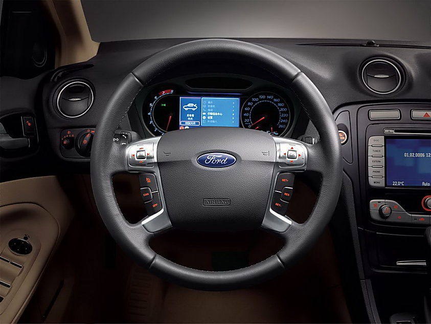 图为蒙迪欧-致胜内饰及细节