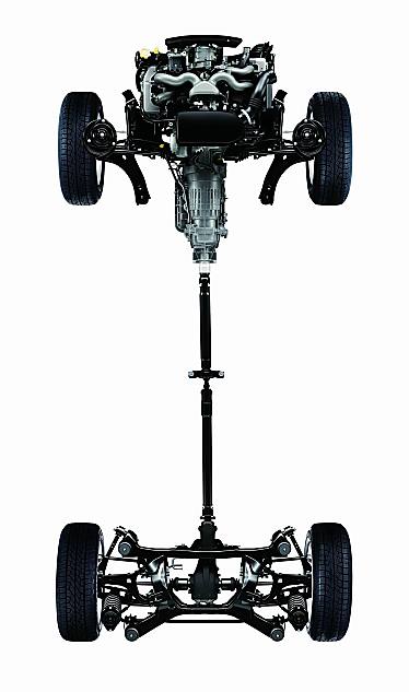 左右对称全时四轮驱动系统