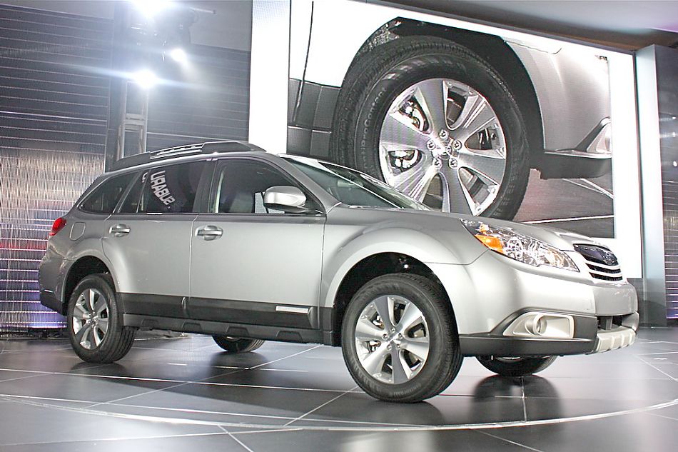 斯巴鲁新傲虎实拍