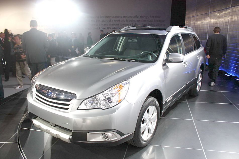 斯巴鲁新傲虎实拍