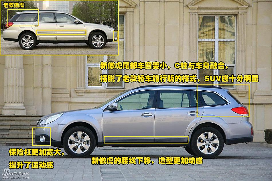 图片详解斯巴鲁新傲虎外观
