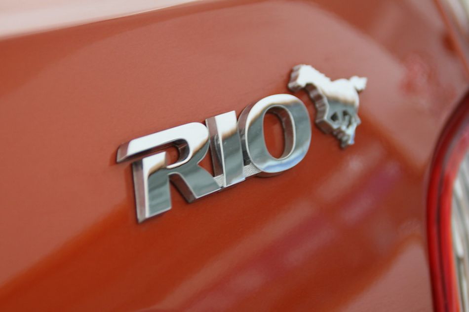 东风悦达起亚RIO千里马尾部细节