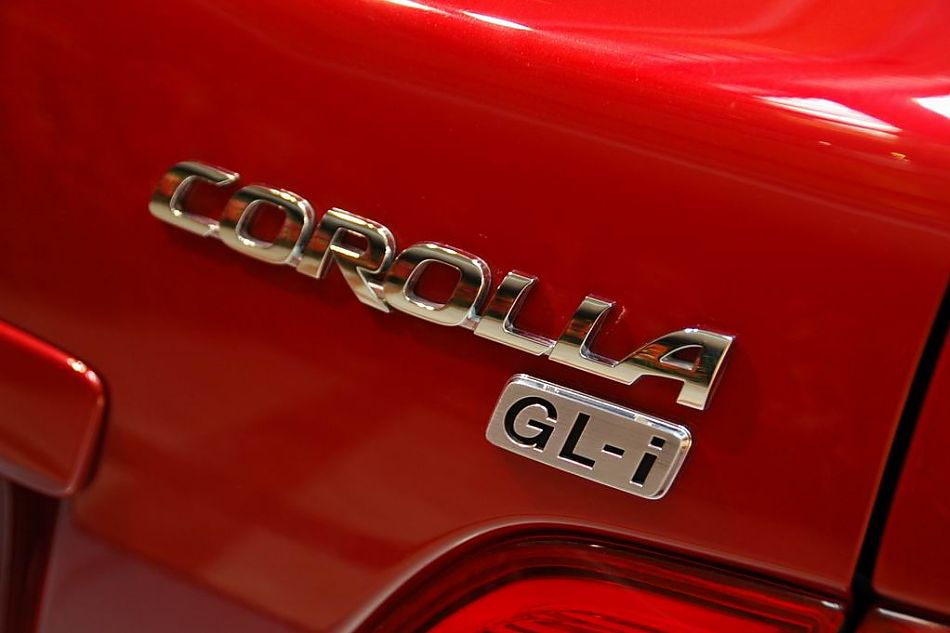 天津一汽丰田卡罗拉尾部细节