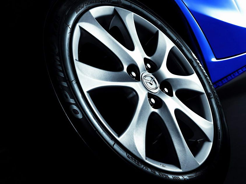 马自达2 1.5L天窗版轮胎