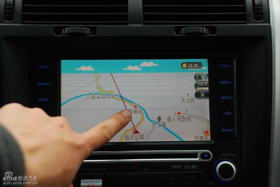 长丰猎豹CS6试驾图-内饰