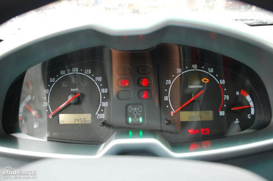 长丰猎豹CS6试驾图-内饰