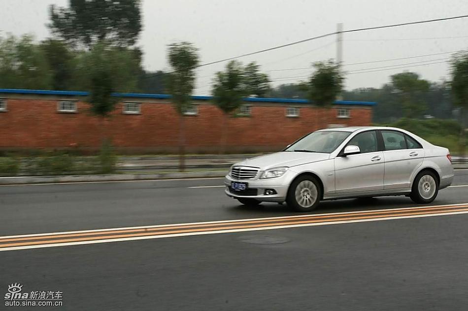 奔驰C200K试驾实拍