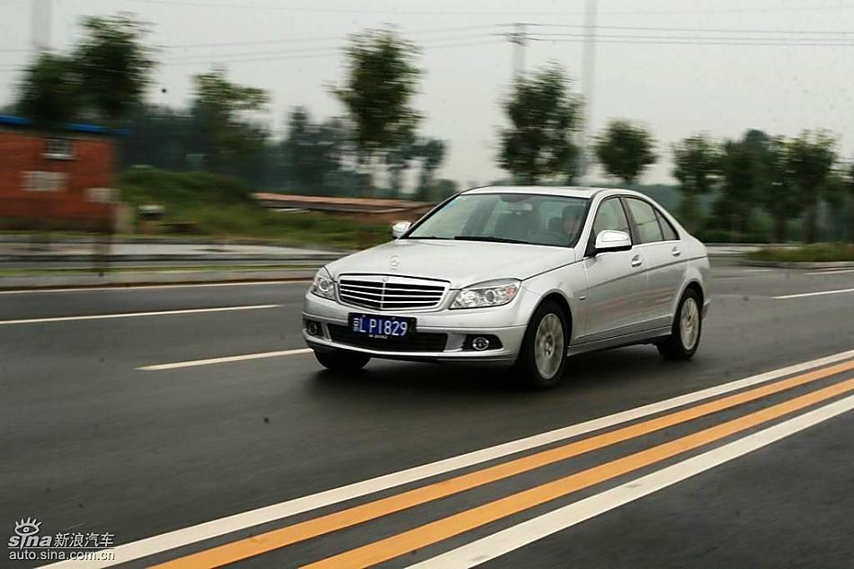 奔驰C200K试驾实拍