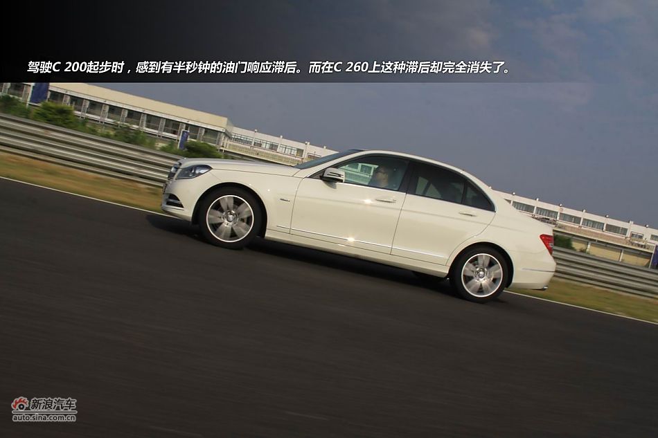 广州试驾奔驰新一代C级轿车