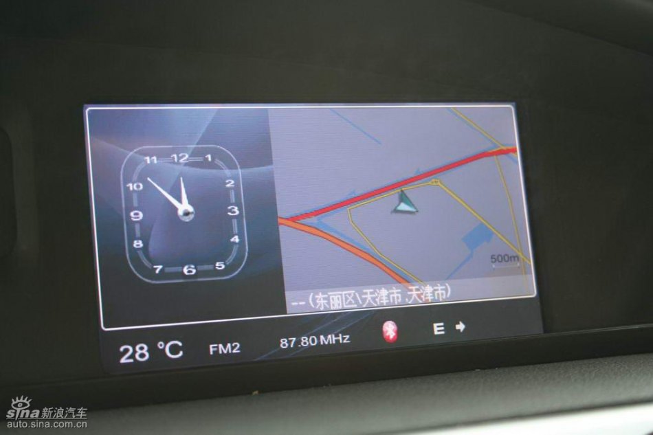 上汽荣威550内饰