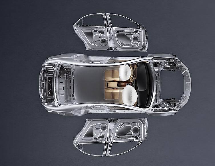 荣威550车身结构