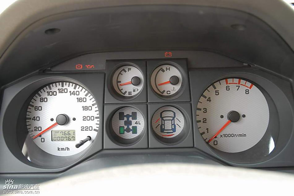 08款长丰三菱帕杰罗内饰
