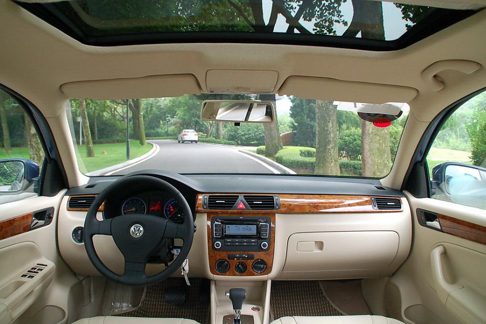 新宝来试车实拍图内饰