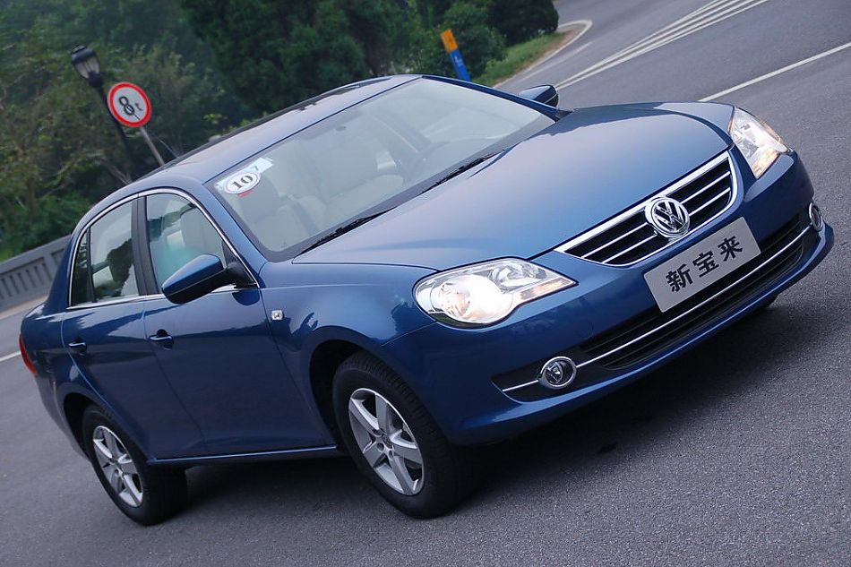 新宝来试车实拍图外观