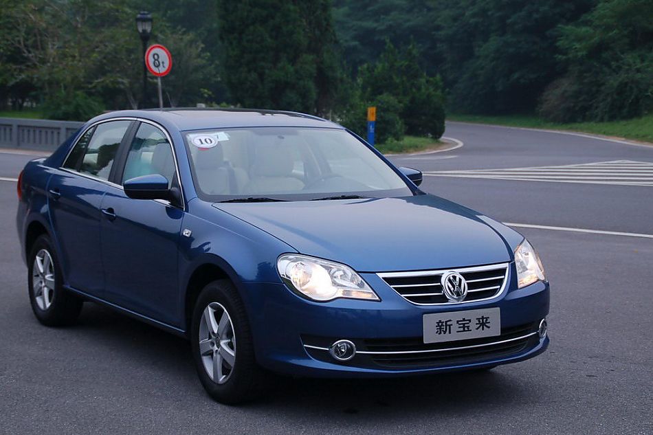 新宝来试车实拍图外观