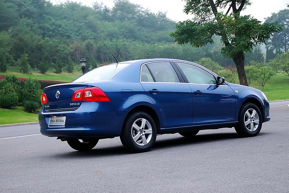 新宝来试车实拍图外观