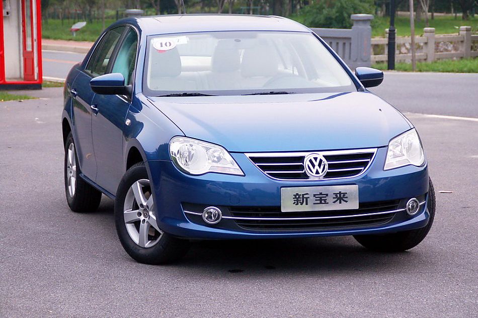 新宝来试车实拍图外观