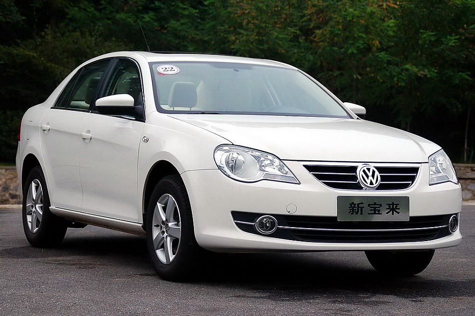 新宝来试车实拍图外观