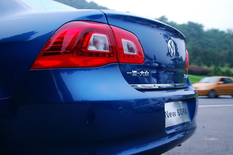 新宝来试车实拍图外观