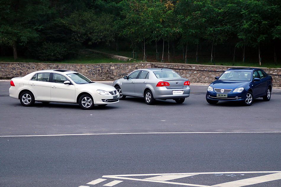 新宝来试车实拍图外观