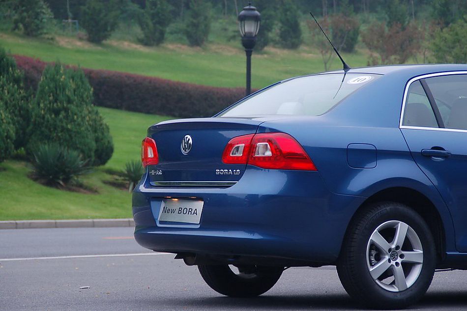 新宝来试车实拍图外观