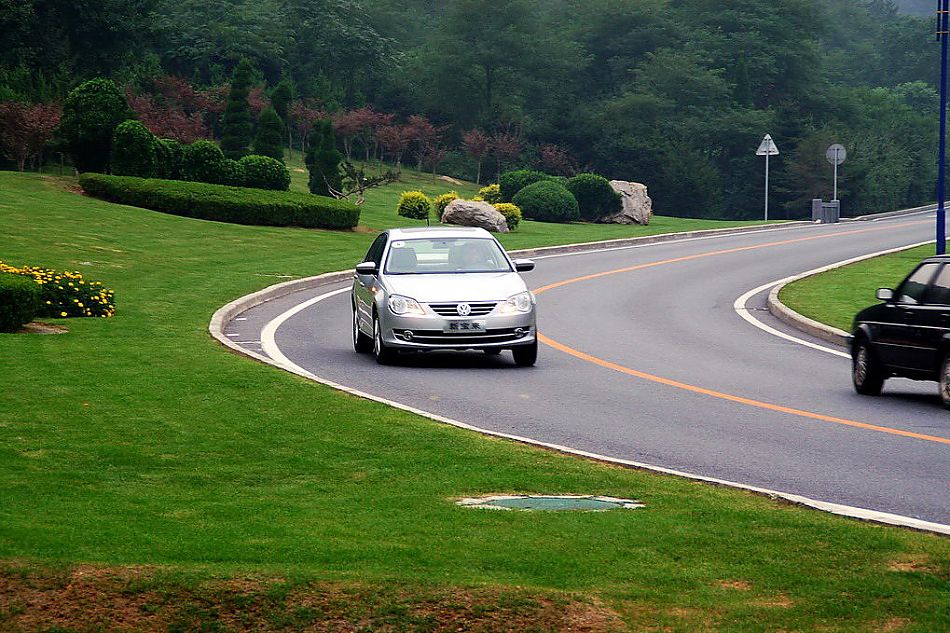 图为新宝来试车实拍图外观