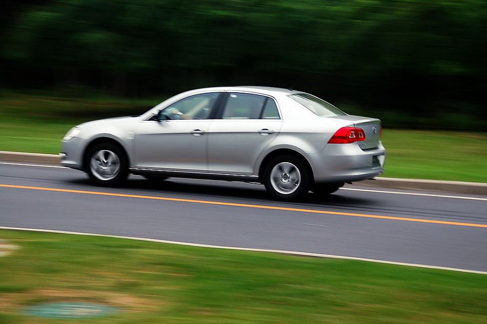 新宝来试车实拍图外观