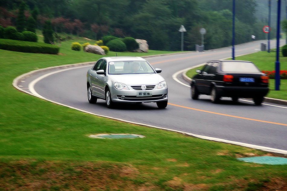 新宝来试车实拍图外观