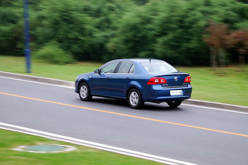 新宝来试车实拍图外观